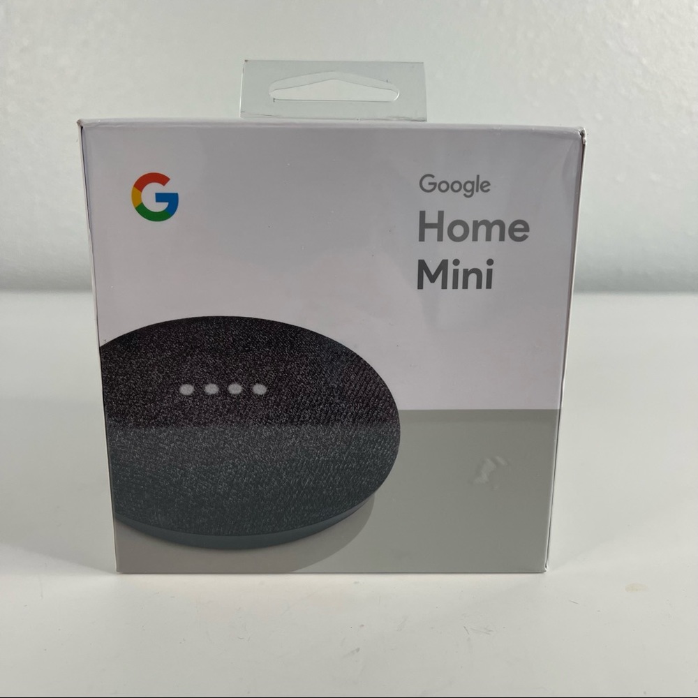 Google Home Mini Smart Assistant - Charcoal (GA00216-US) - Brand New And Sealed